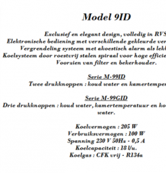 waterkoeler model 9ID